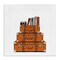 Stupell Industries Vintage Glam Luggage Stack Canvas, design by Amanda Greenwood